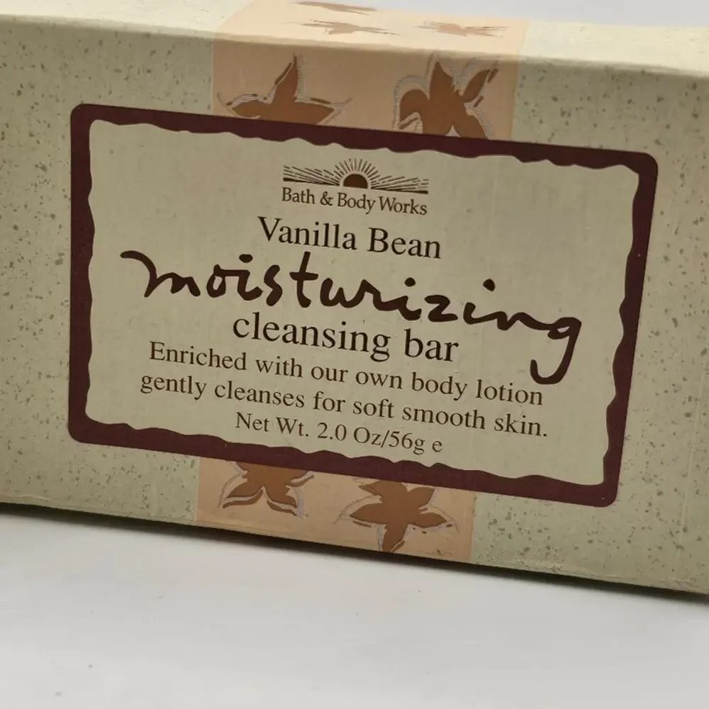 NEW Bath & Body Works Cleansing Bar Vanilla Bean & Peach Nectar 2oz‎ and 1.5oz